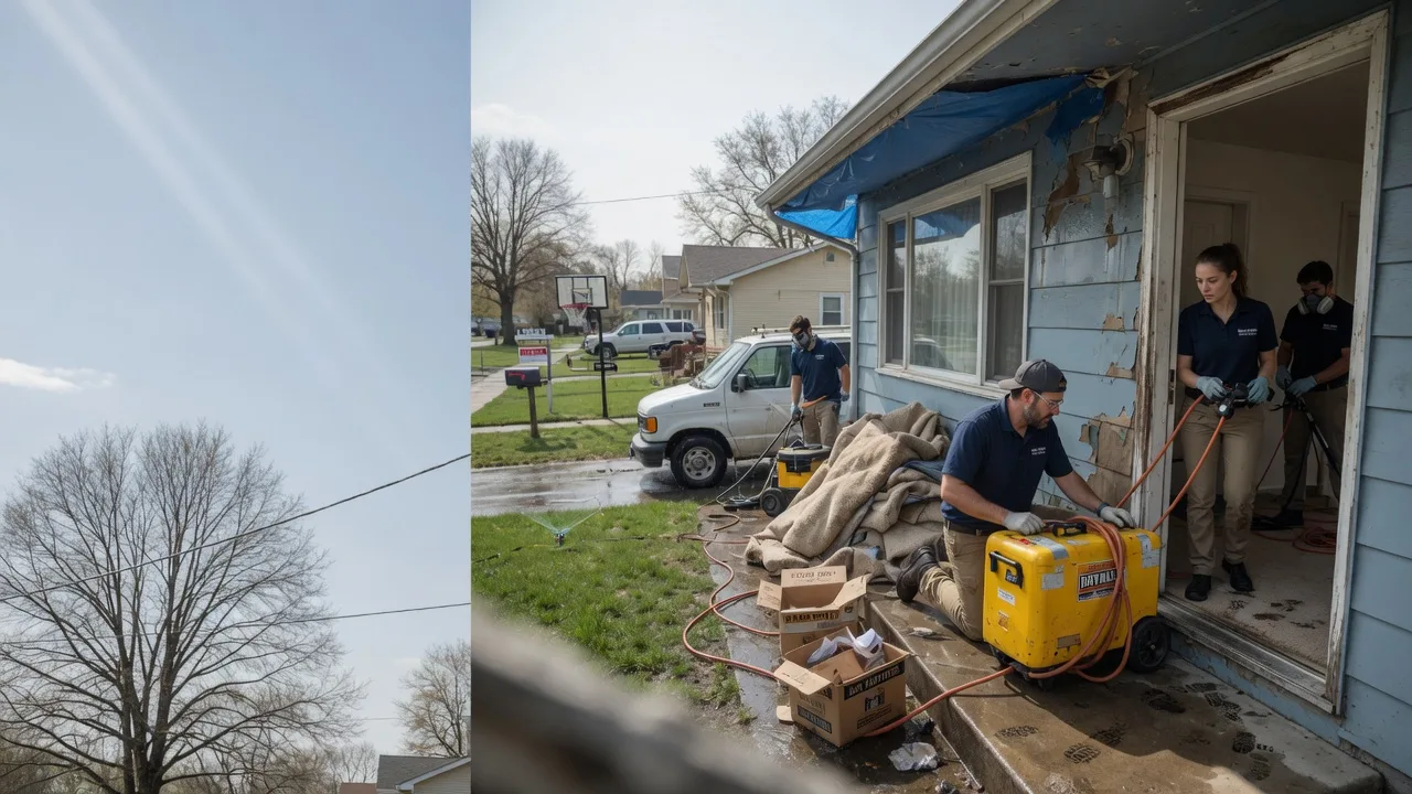 Basement Flood Cleanup in South Roxana, IL near me